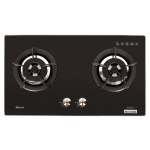 RB-2GHC (BK) Two Burner Tempered Glass Top